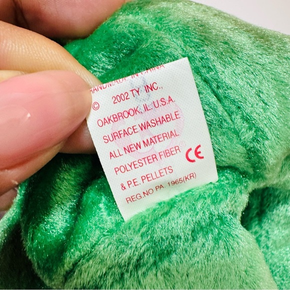 TY Birthday Beanie Bear – May (2002) with Party Hat - Picture 9 of 11